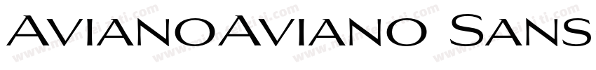 AvianoAviano Sans字体转换